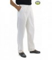 PANTALON MEDIA CINTURILLA ELÁSTICA BLANCO
